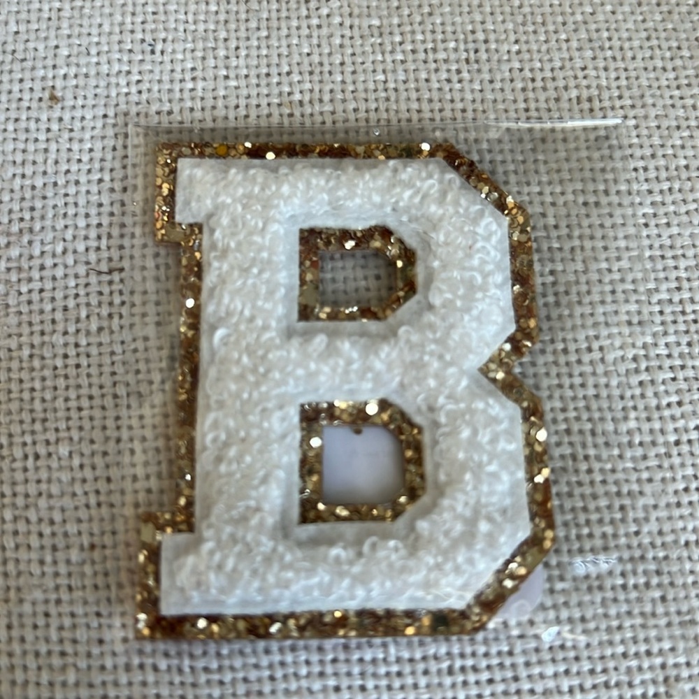 COPY - Stoney clover lane varsity glitter B patch